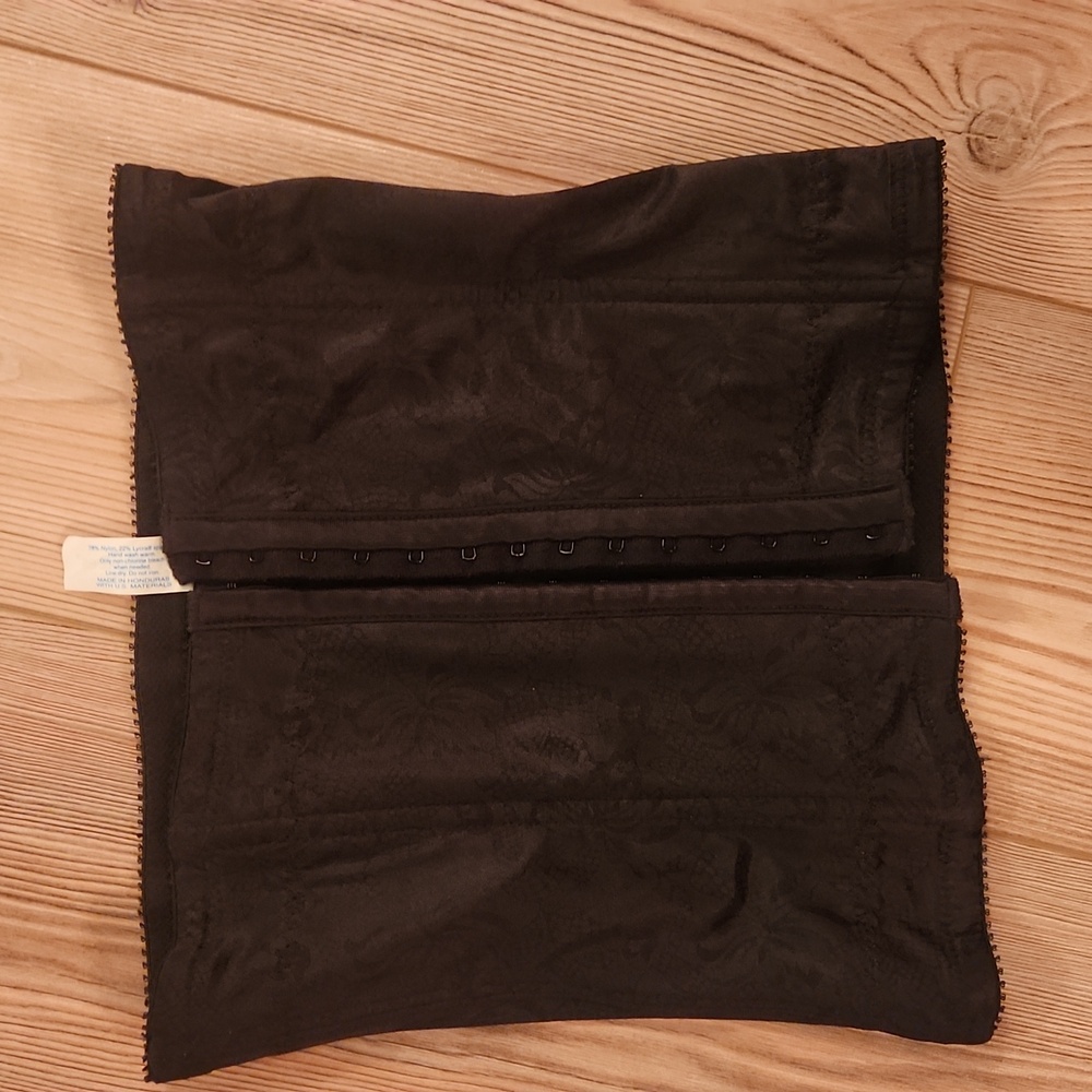 Flexees Black Shapewear with Structured Design
